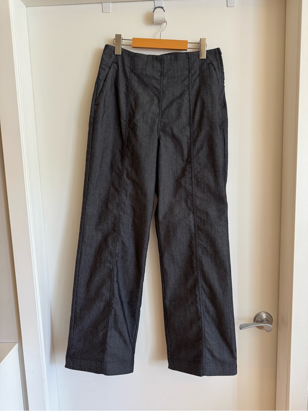Kit and Ace Navy Wide Leg Pants